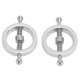 thumbnail image 1 of Metal Nipple Rings Adjust Size Rust Proof Punching Free Nipple Clamp Rings for Men and Women, 1 of 5