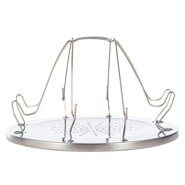 Chuank Grille-pain de Camping Pliant, Grille-Pain Portable en Acier Inoxydable à 4 Tranches pour Activités de Plein Air