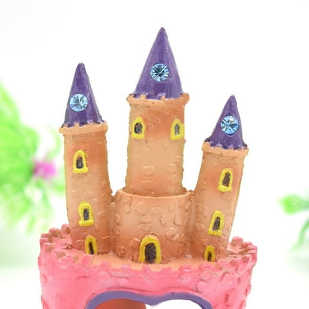 Pink Princess Castle Fish Cave Aquarium Ornament Fish Tank Decoration Walmart Canada