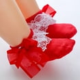 thumbnail image 5 of Travelwant 4Pairs Toddler Lace Socks Baby Ruffles Socks Comfortable Baby Girls Lace Socks Infant Newborn Lace Socks, 5 of 7