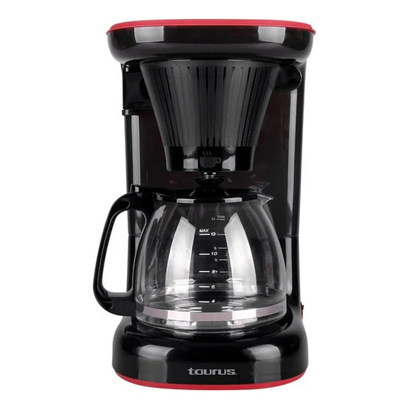 Cafetera Taurus Velvet Negra 700w 12 Tazas