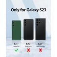 thumbnail image 6 of 3 in 1 for Samsung Galaxy S23 Case, with 2 Pack Screen Protector, with Full Camera Cover Protection，Liquid Silicone Slim Shockproof Protective Phone Case for Samsung S23 5G 6.1 (Alpine Green)…, 6 of 12