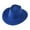 Blue, variant on AWZXDE Children's Hat for Outdoor Kids Hat Wide Brim Denim Cowboy Hat Sun with Concave Toddler Hat for Fall and Summer Prairie Style Casual Wear Purple,One Size