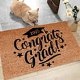 thumbnail image 2 of Graduation Season Theme Doormat for Decoration Doormat Bathroom Welcome Mat Doormat Floor Mat Party Decoration Graduation Season Unique Style Carpet Floor Mat, 2 of 6