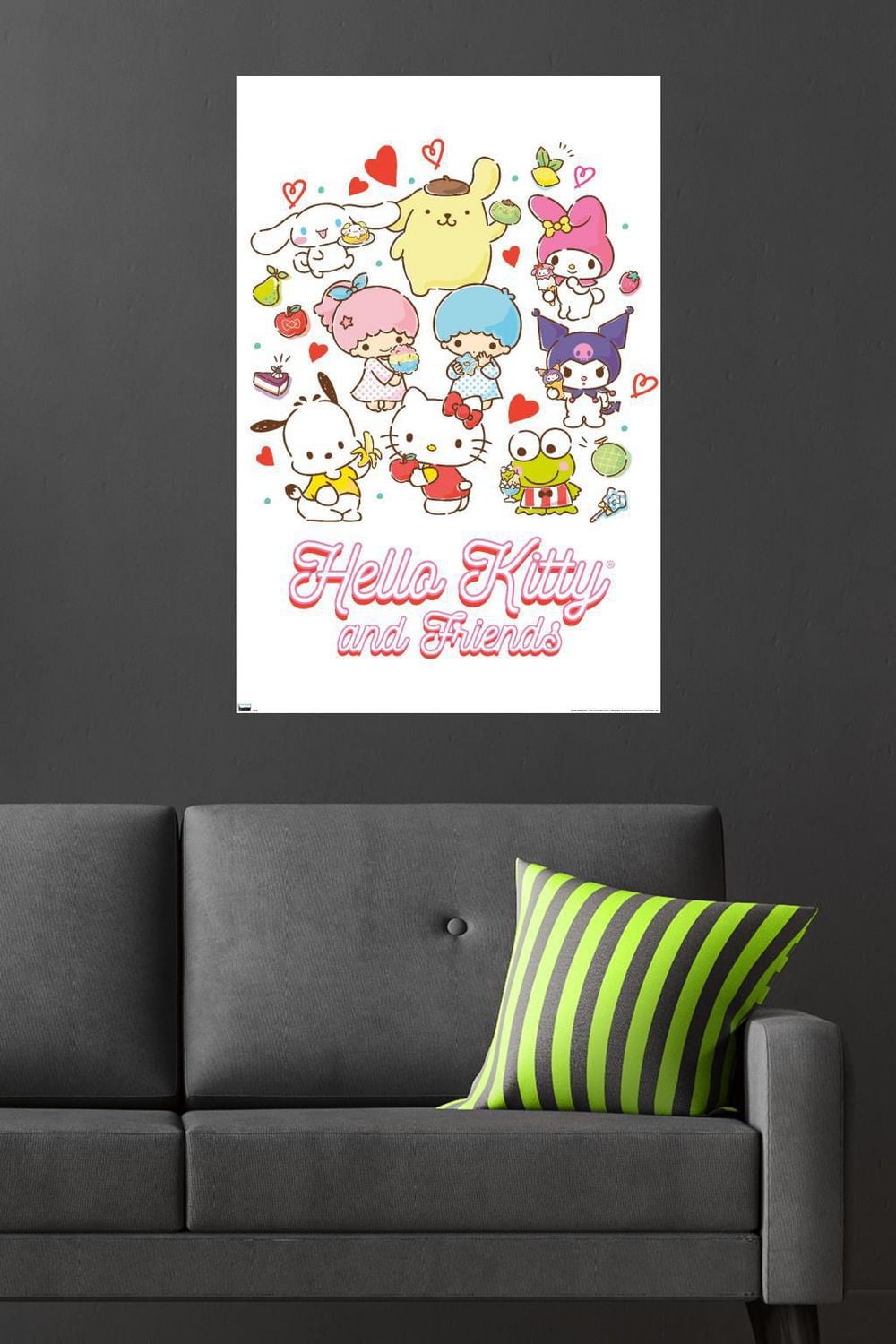 Hello Kitty and Friends: 23 Favorite Flavors - Kawaii Wall Poster, 22.375" x 34"