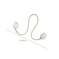 thumbnail image 3 of Floral Curtain Tieback Hook, Tulip Design Curtain Drawstring, Soft Cloth Window Decor Accessory, Easy Use No Drill Curtain Holder, Multi Scene Home Office Window Ornament, 3 of 6