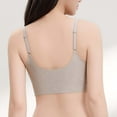thumbnail image 4 of qelini Wireless Push up Bras for Women Seamless Breathable Everyday T-Shirt Bra with Shimmer Detail & Adjustable Straps, 4 of 7