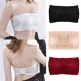 thumbnail image 3 of Bras For Women,Lace Padding Tube Top Beauty Back Bra, 3 of 5