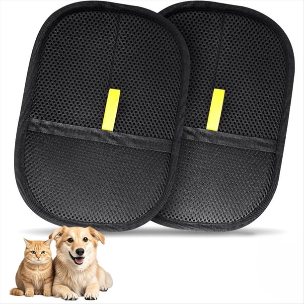 Guante Depilatorio Electrostático Reutilizable para Mascotas, Cepillo para Gatos y Perros, 2 Unidades