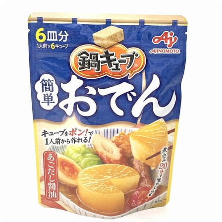 Ajinomoto NabeCube Easy Oden Agodashi SoySauce 50g/(6pcs)
