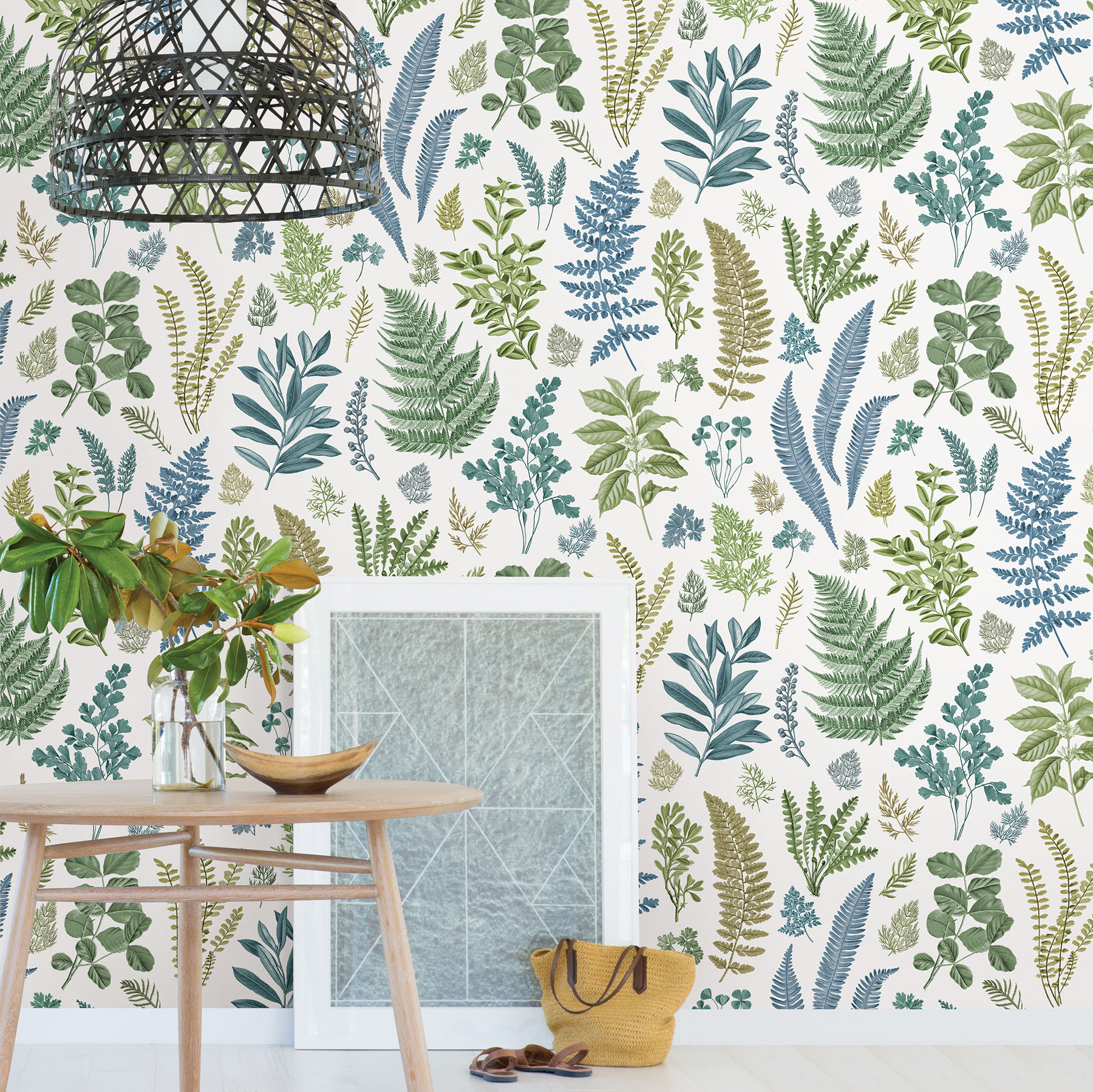 A-Street Prints Britta Multicolor Herbs Wall Mural