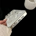 thumbnail image 4 of for iPhone Case,3D Bow ElectroPlated Sparkle Sparkly Bumper Camera Lens Protection Soft Shockproof Phone Case (White,iPhone 15 Pro Max), 4 of 5