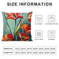 thumbnail image 5 of YINGXI Art Theme Pillow Cover， Reversible Pillow Cases Decorative Cushion Throw Pillowcase for Bed Home Decor、 Living Room Outdoor Pillowcase、 Patio Furniture Pillowcase (Art) 22x22in, 5 of 5