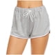 thumbnail image 1 of Gibobby Pantalones dama Cintura elástica casual Yoga Mujeres Pantalones altos Vendaje Cintura Pantalones cortos Mujeres Pantalones de yoga(Gris， L), 1 of 4
