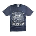 thumbnail image 3 of Policeman Patriotic Shirt Men's Police Shirts Policemen Gifts Police Officer Shirts (3X-Large Black), 3 of 6