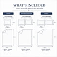 thumbnail image 4 of Swift Home Ultra Soft Solid Duvet Cover Set, Queen, Lanvender, 4 of 4