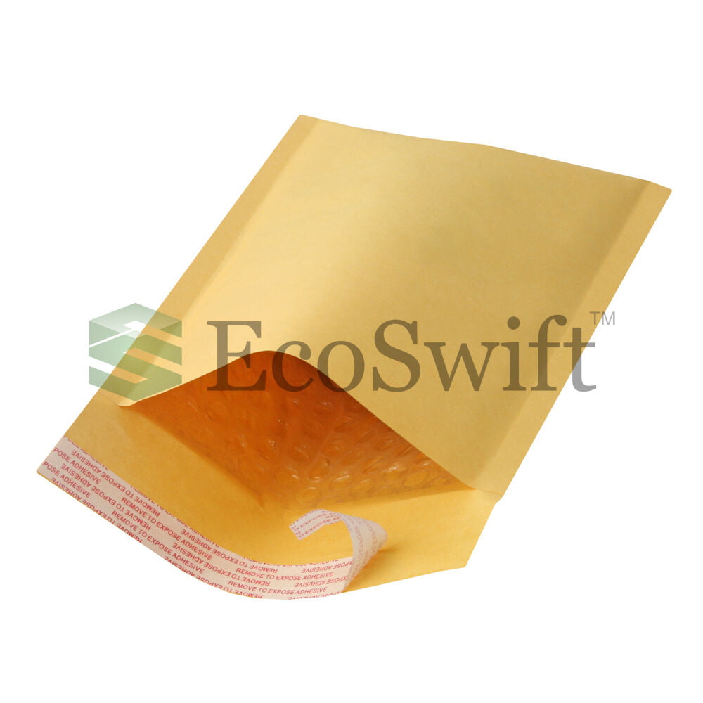 35 #0000 4x6 small self seal kraft bubble mailer padded envelope  4" x 5" new 