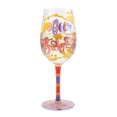 thumbnail image 3 of Lolita Life with Fur Babies Hand Painted Wine Glass 9in H, 3 of 5