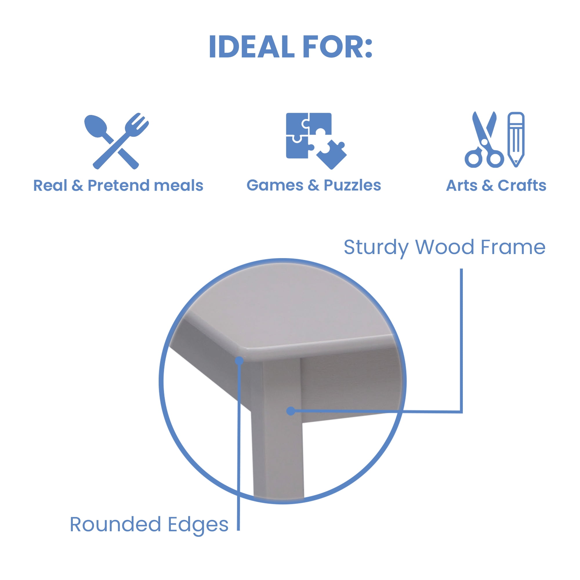 Delta children mysize wood kids chairs for playroom sale