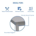 thumbnail image 5 of Delta Children MySize Wood Play Table and Chair Set (2 Chairs Included) - Greenguard Gold Certified, Grey, 5 of 10