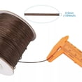 thumbnail image 2 of U8MO 185yards Waxed Polyester Beading Cord Jewelry Thread Craft String Spool 0.5mm-Camel, 2 of 8