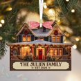 thumbnail image 2 of Personalized New Home Christmas Ornament, First Home Photo Ornament, Custom Housewarming Gift, Wooden Home Decor, Realtor Client Gift, 2 of 4