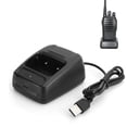 thumbnail image 1 of LED Display USB Dual  Talkies Battery , Charging Base, 2pcs For Interphone, Bf666s/bf777s/bf888s  Talkie, Lithium Ion Battery, 1 of 8