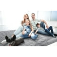 thumbnail image 6 of Homore Cute Fluffy Carpet Soft Washable Area Rugs for Bedroom/ Living Room Decoration, 3' x 5' Grey, 6 of 8
