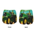 thumbnail image 3 of Picia farmer working with tractor at field Pattern Women's 2 in 1 Athletic Running Shorts High Waisted Workout Casual Gym Sweat Shorts with Comfy Liner Zipper Pockets-Large, 3 of 7