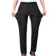 thumbnail image 2 of Pantalones de traje casuales con bolsillos y botones de color liso para hombre, 2 of 6