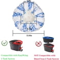 thumbnail image 2 of 2 Pack Spin Mop Replacement Head - 40% More Cleaning Power，Mop Refill Compatible with Oceda Triangle Swivel Mops Microfiber Swivel Mop Refill,Deep Clean,Machine Washable and Easy to Replace, 2 of 7