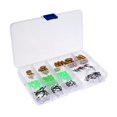 thumbnail image 2 of aparejos  100 piezas, conjunto de pesas, clips de seguridad, s, broches giratorios shamjiam Conjunto de cajas de pesca, 2 of 6