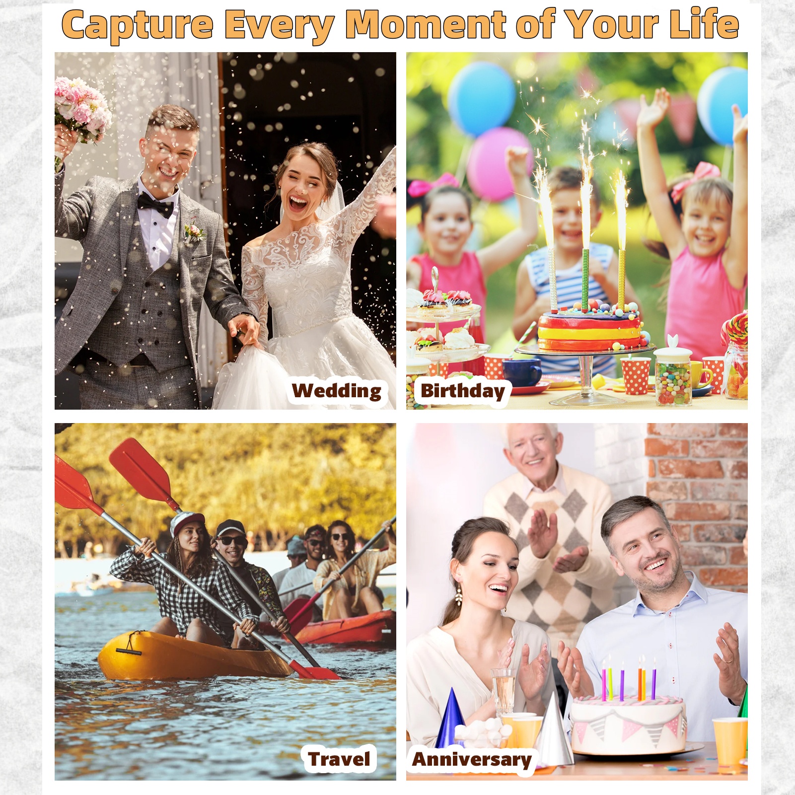 LifeIdeas Photo Album 60-Page Self-Adhesive Scrapbook photo 6