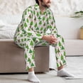 thumbnail image 7 of Cauagu Christmas Trees Print Men's Long-Sleeve Pajama Set,Soft Button-Front 2Pjs for Men Long Sleeve Men’s Sleepwear-Medium, 7 of 7