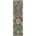 thumbnail image 2 of Addison Rugs Chantille Indoor/Outdoor Traditional Damask Navy Washable Runner Rug, 2'3" x 7'6", 2 of 6