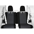 thumbnail image 2 of CalTrend Rear 50/50 Split Bench Faux Leather Seat Covers for 2011-2015 Mazda CX-9 - MA137-09LB Dark Grey Insert with Black Trim, 2 of 3