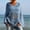 Tops-199Blue, variant on Boho Tops for Women Oversized V-Neck Long Sleeve Tops Crochet Knit Sweater Tops Hollow out Detail Vacation Bohemian Wear