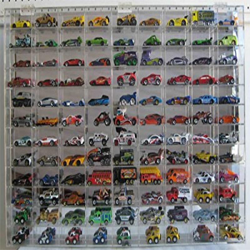 Hot Wheels Display Case 108 compartment 1/64 scale, AHW64-108 - Walmart ...