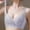 Purple, variant on HOMBOM Bralette Bras for Women Lace Soft Full Coverage Brassiere Spaghetti Straps Beige Basic Wireless Bras 34C