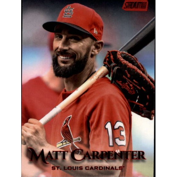 Collectible 2019 Stadium Club Red Foil #284 Matt Carpenter St. Louis Cardinals MLB Baseball Trading Card