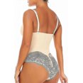 thumbnail image 2 of Women's Lace Bodysuit with Built-in Bra, Tummy Control, Butt Lift, V-Neck Shapewear Tank Top, 2 of 5