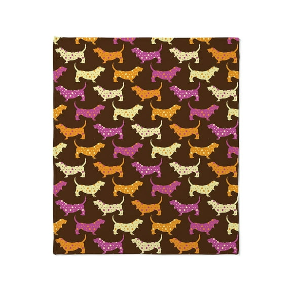 CafePress - Samba Bassets Throw Blanket - Soft Fleece Throw Blanket, 50"x60" Stadium Blanket