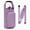 Purple, variant on Water Bottle Carrier Bag with 2 Pockets, Adjustable Shoulder Sling for 20-40oz Bottles, Pouch Holder for Phone and Keys, Portable Water Bottle Sleeve for Hiking, Gym, and Travel