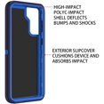 thumbnail image 3 of GHSDFBB for Galaxy S21 5G Case Shockproof Dust/Drop Proof 3-Layer Full Body Protection [Without Screen Protector] Rugged Heavy Duty Durable Cover Case for Samsung Galaxy S21 5G 6.2 2021, Navy Bl, 3 of 6
