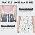 thumbnail image 6 of Pioneer Flower Floral Print Pattern Apron-Garden Aprons for Women with Pockets-Cotton Linen Waterproof Kitchen Cooking Gardening Aprons Adjustable for Kitchen,Cooking,BBQ and Salon 33x27 Inch, 6 of 7