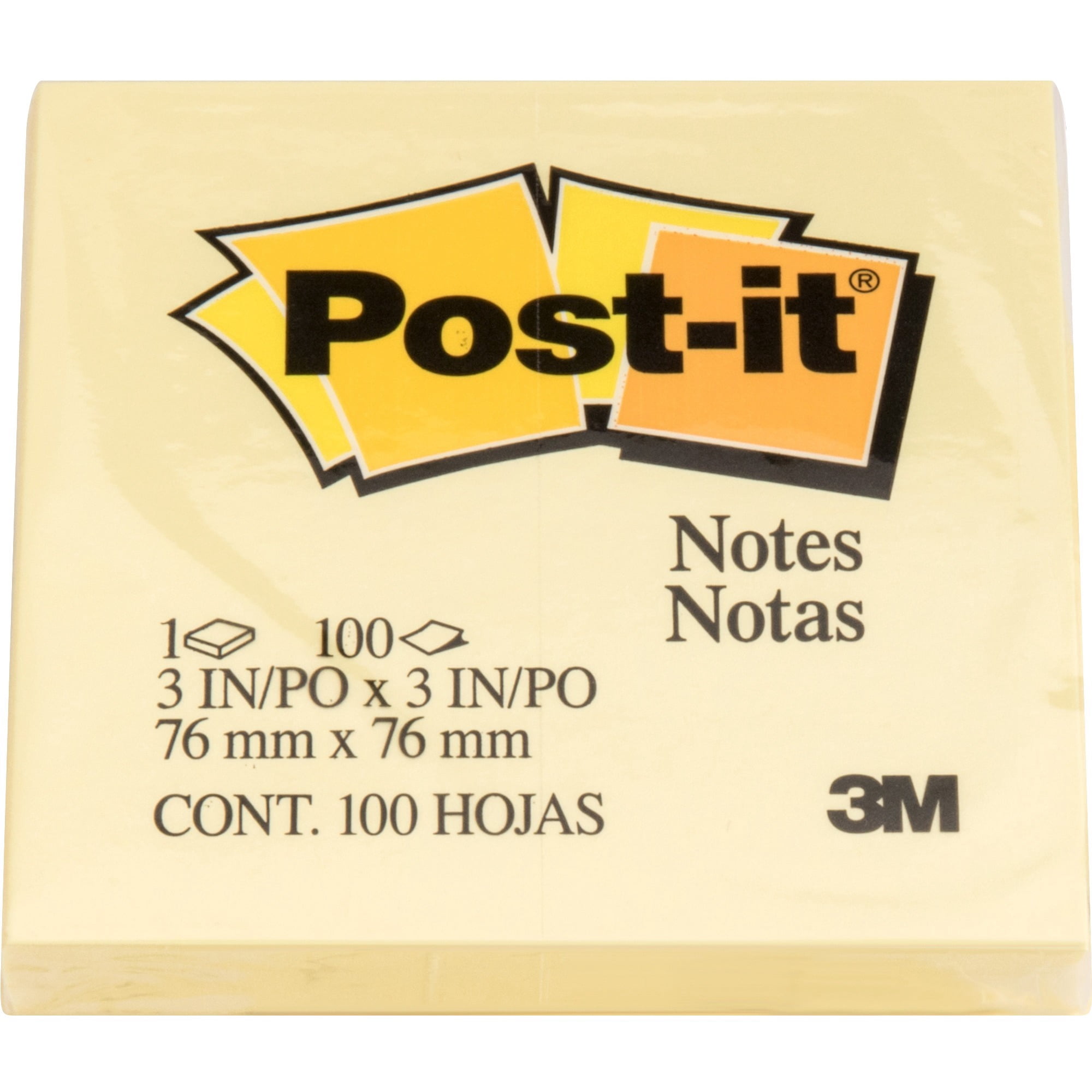Post-it&reg;, MMM654YWBD, Notes Original Notepads, 24 / Bundle