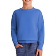 thumbnail image 5 of KAUOD Kids Knit Pullover Sweater Loose Soft Crew Neck Sweater Clothes Boys Girls Fall Casual Lined Sweatshirts Tops Clothes, 5 of 9