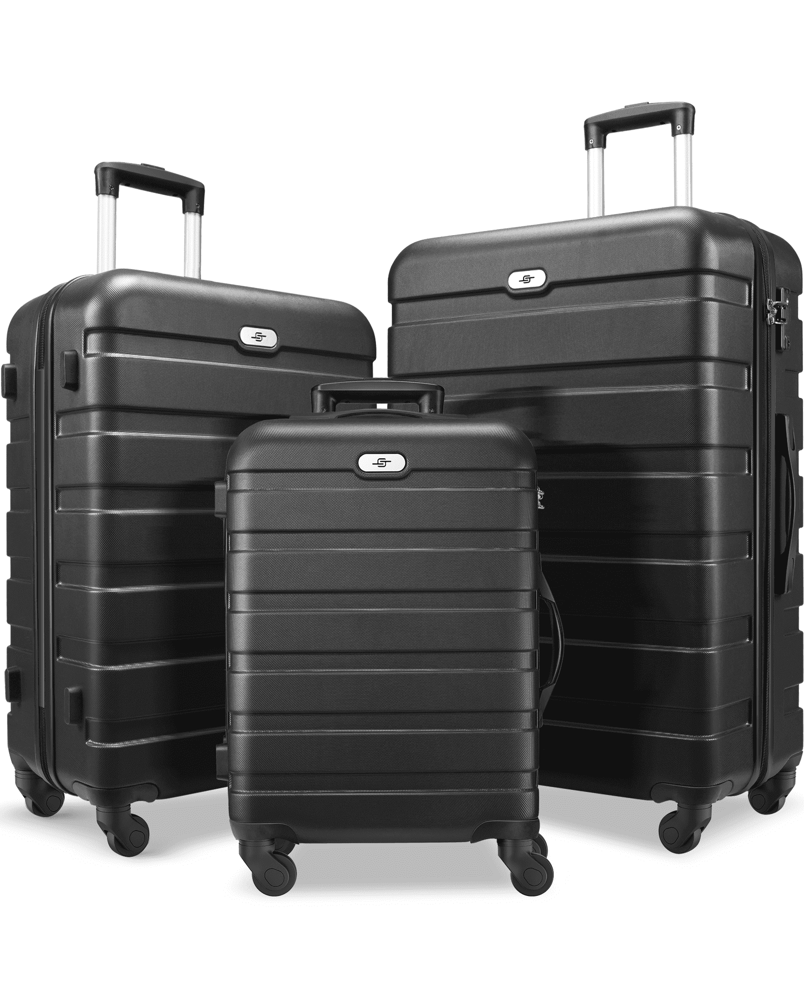 【匿名配送】Summer ZENSTYLE Durable & Expandable ABS Suitcase Set - 3 Pcs 21
