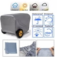 thumbnail image 5 of Portable Dustproof Anti-UV Anti Wear 210D Oxford Cloth Outdoor Mobile Small Generator protective cover Generator Cover 78X60X60CM, 5 of 8