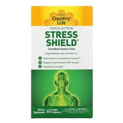 Triple Action Stress Shield, 60 Vegan Capsules, Country Life